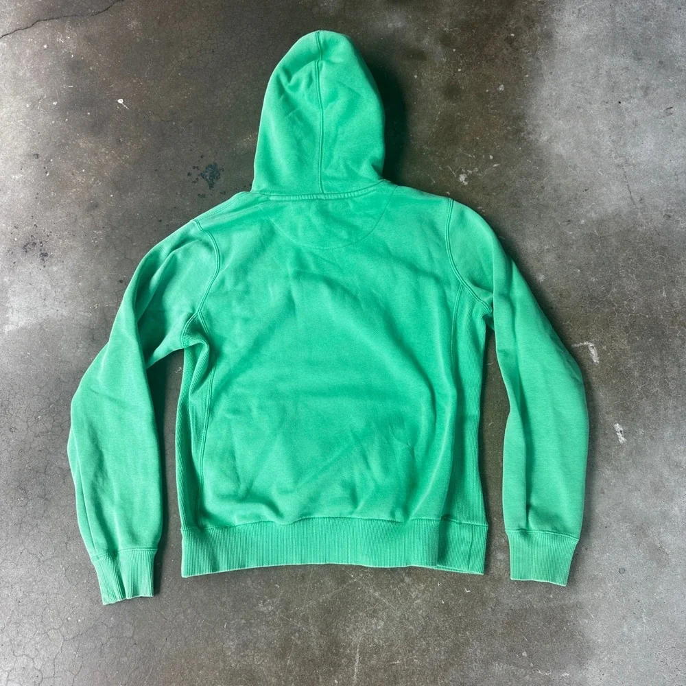 Nike Hoodie Womens Large Green Excellent Athletic Dept Pullover Sweatshirt